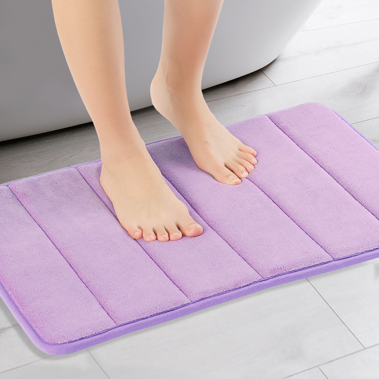 Non Slip Bathroom Rug Thick Soft Bathroom Mat Quick Dry Anti Skid Bath Mats