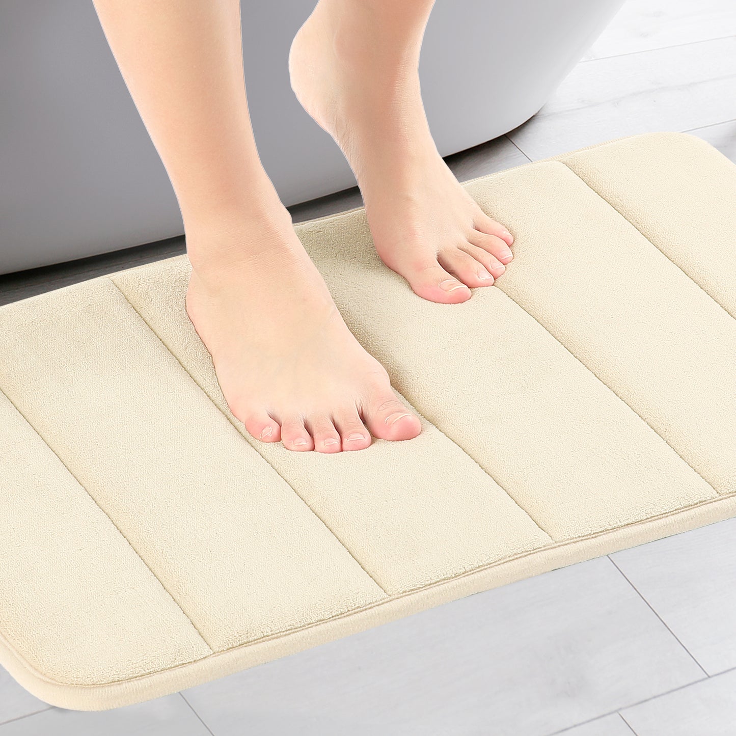 Non Slip Bathroom Rug Thick Soft Bathroom Mat Quick Dry Anti Skid Bath Mats