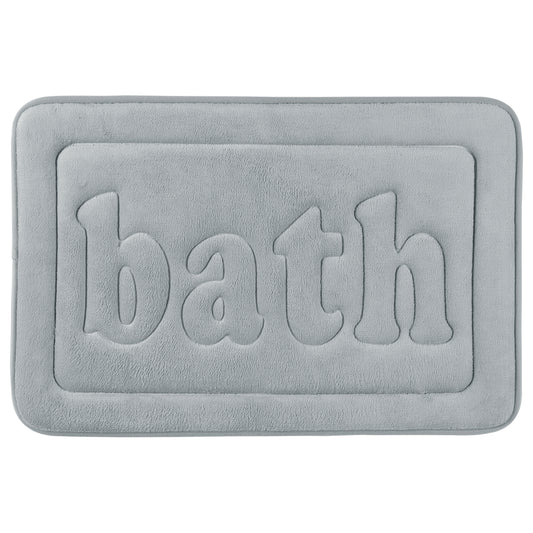 Memory Foam Bathroom Rugs, Non Skid Bottom Water Absorbent Quick Dry Bath Mats