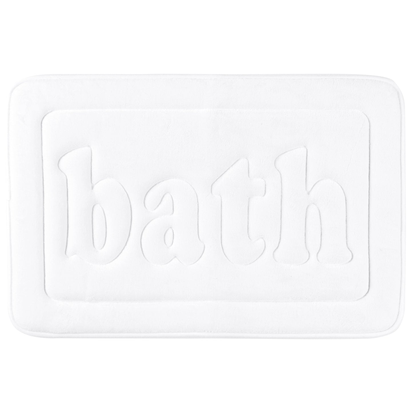 Memory Foam Bathroom Rugs, Non Skid Bottom Water Absorbent Quick Dry Bath Mats