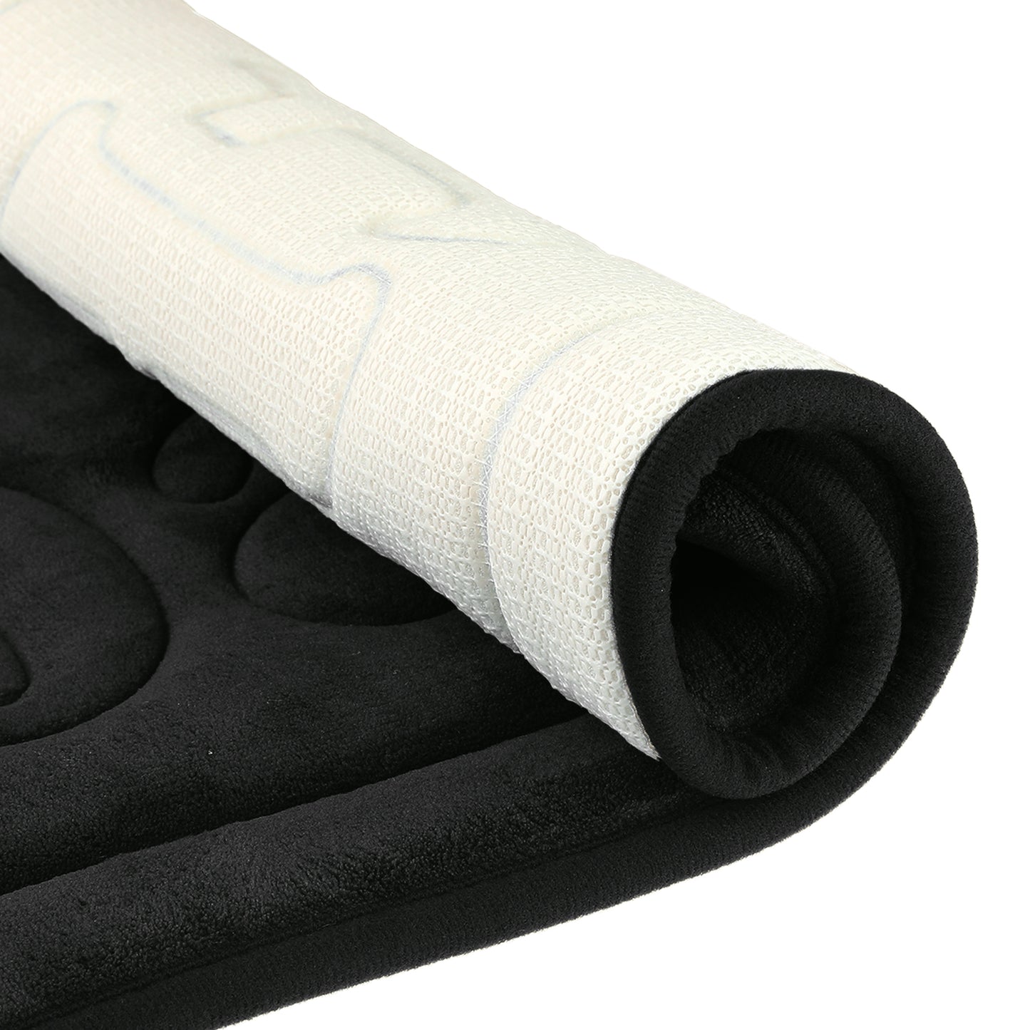 Memory Foam Bathroom Rugs, Non Skid Bottom Water Absorbent Quick Dry Bath Mats