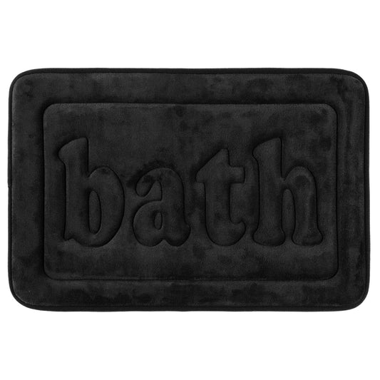 Memory Foam Bathroom Rugs, Non Skid Bottom Water Absorbent Quick Dry Bath Mats