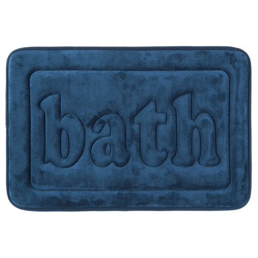 Memory Foam Bathroom Rugs, Non Skid Bottom Water Absorbent Quick Dry Bath Mats