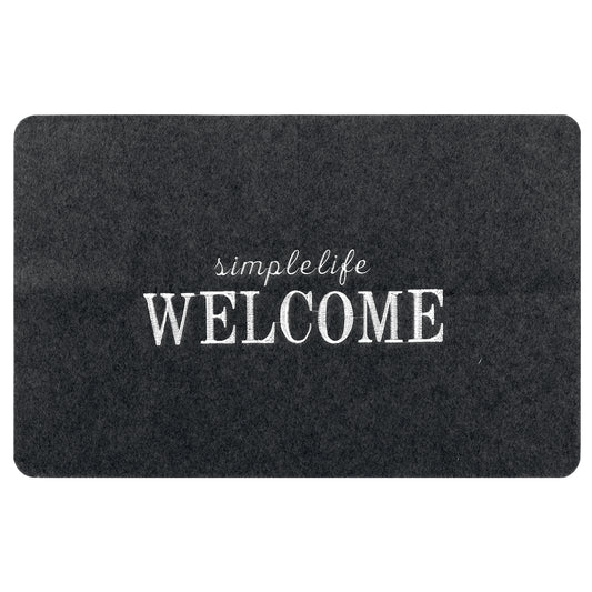 Door Mat Non Slip Indoor Outdoor Doormats Rubber Backing for Durable Resistant Rugs