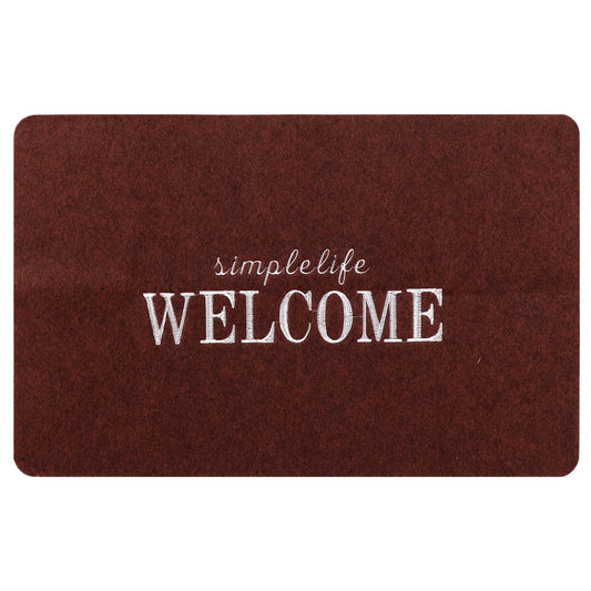 Door Mat Non Slip Indoor Outdoor Doormats Rubber Backing for Durable Resistant Rugs