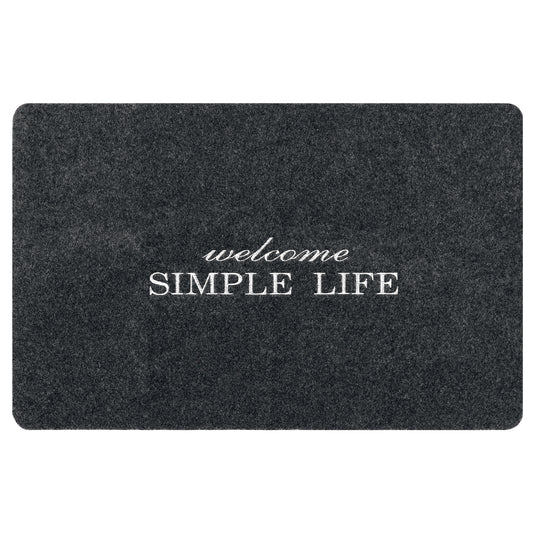Door Mat Non Slip Indoor Outdoor Doormats Rubber Backing for Durable Resistant Rugs