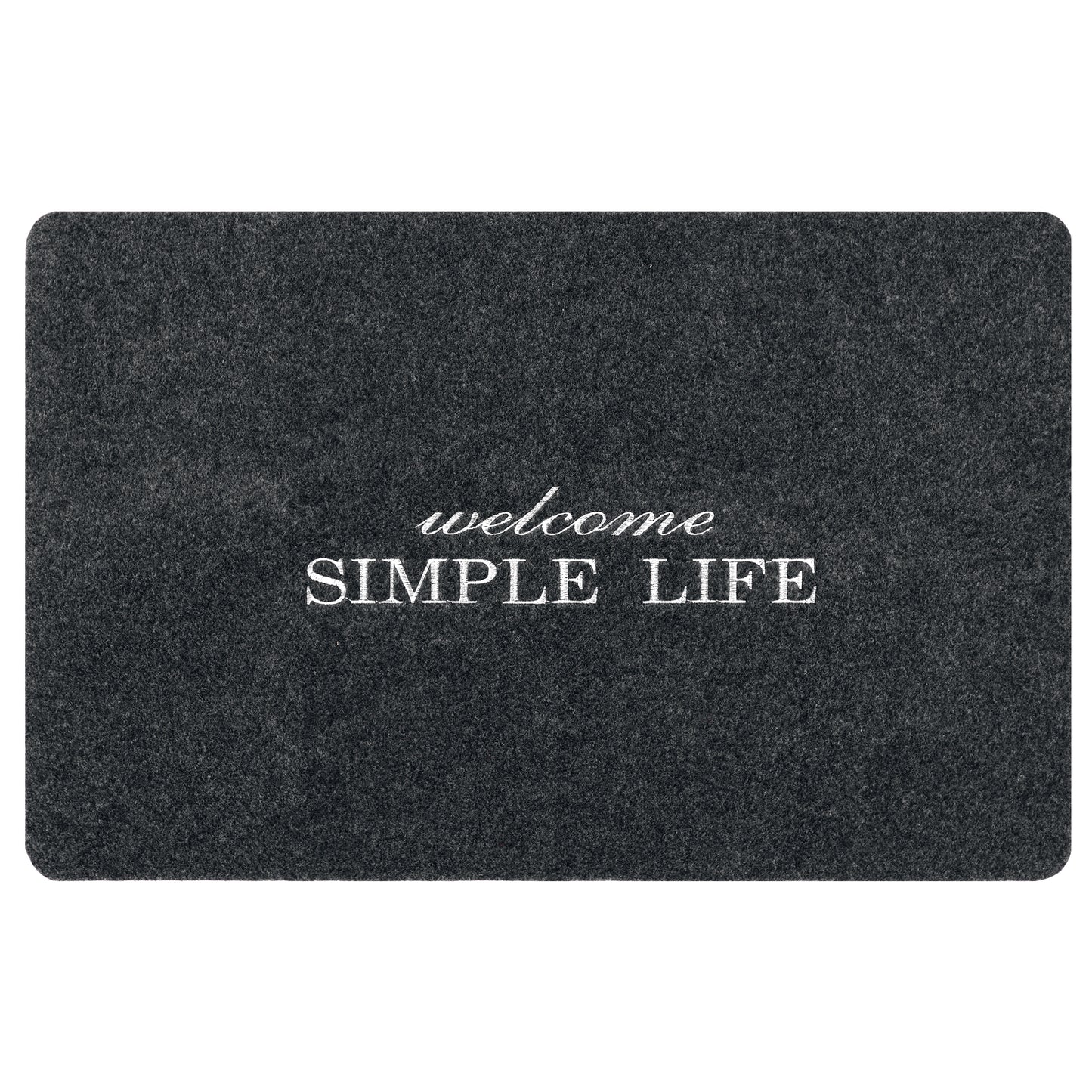 Door Mat Non Slip Indoor Outdoor Doormats Rubber Backing for Durable Resistant Rugs