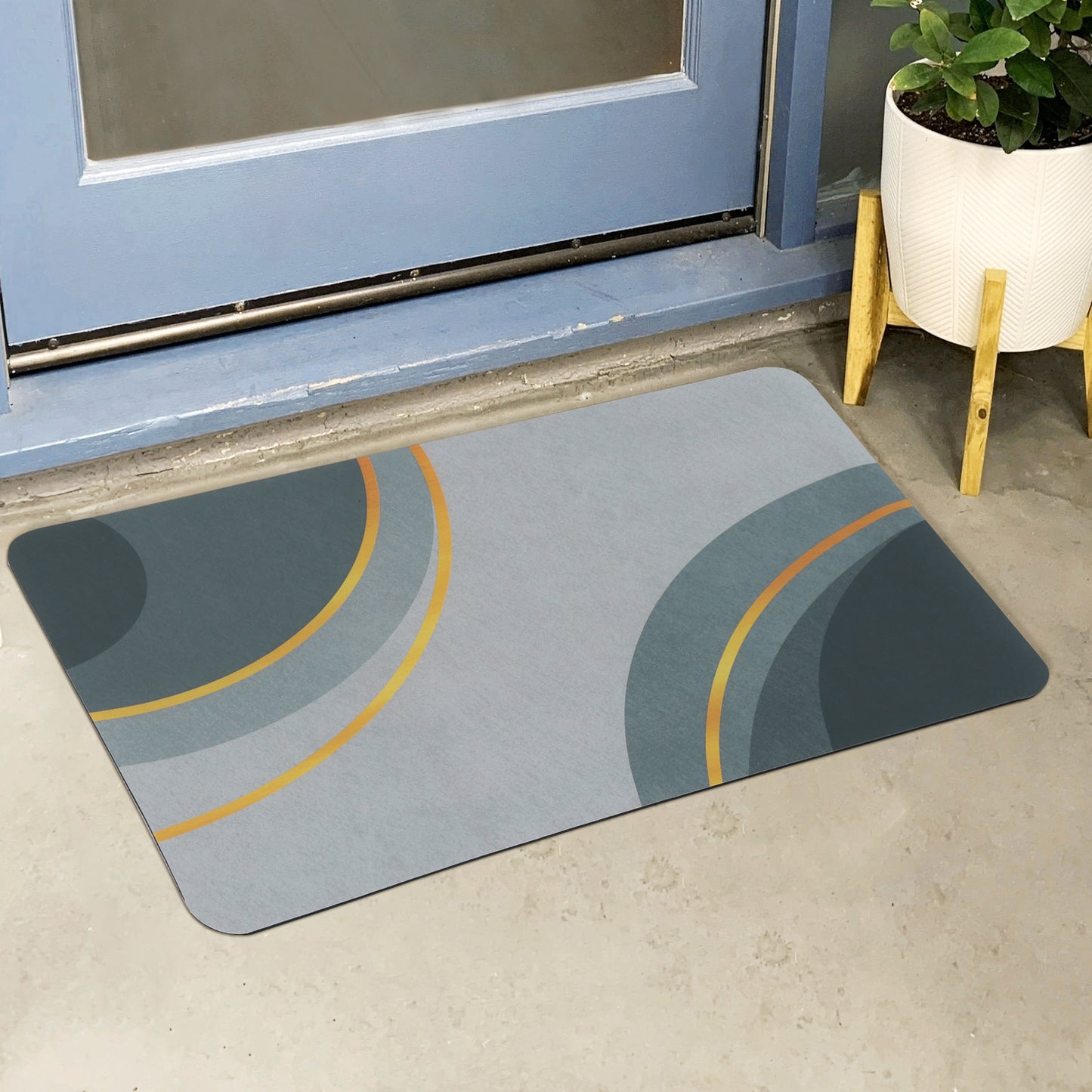 All Weather Door Mat Resistant Washable Porch Decorations Shoe Mats for Indoor and Outdoor