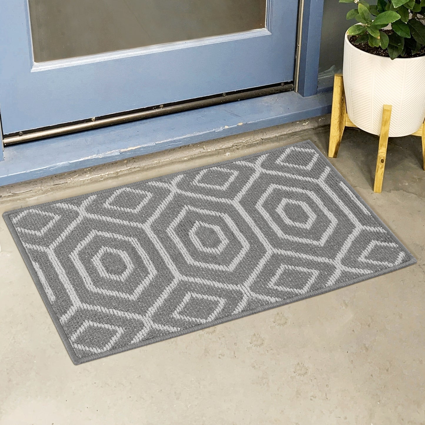 Door Mat Durable Easy Clean Absorbent, Washable, Dirt Resist Indoor Outdoor Mats