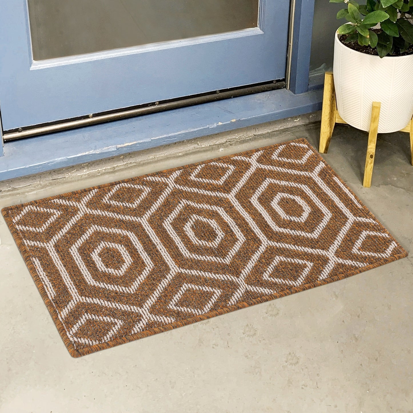Door Mat Durable Easy Clean Absorbent, Washable, Dirt Resist Indoor Outdoor Mats