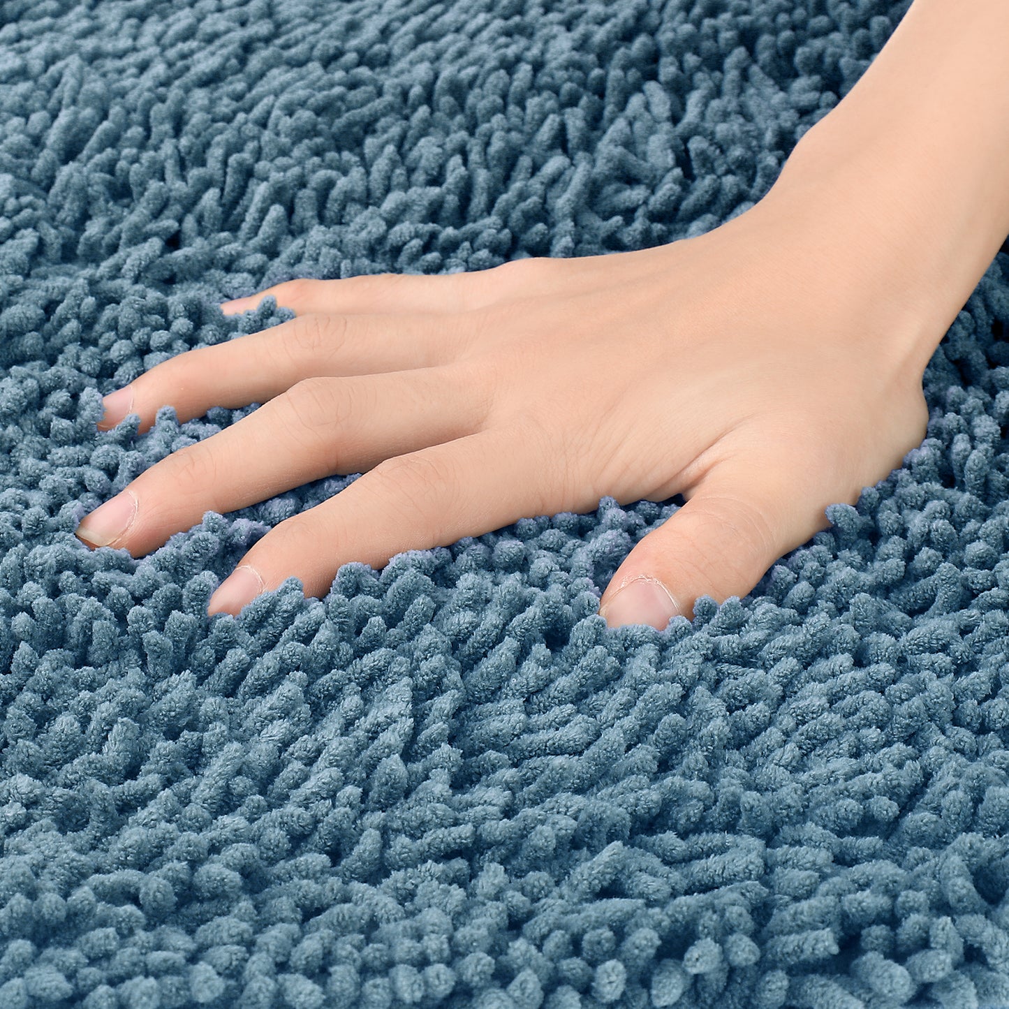 Bath Mats for Bathroom Non Slip, Soft Fluffy Shag Bath Rugs for Bathroom Washable