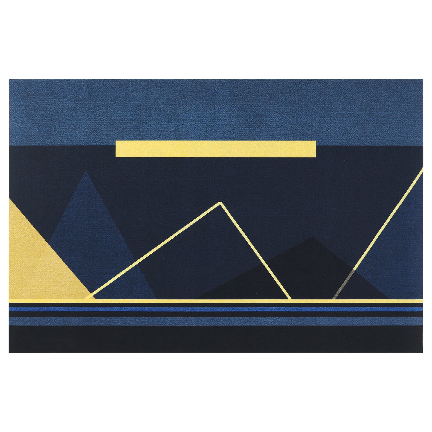 Geometric Kitchen Rug, Non-Slip Kitchen Runner Rug, Modern Kitchen Floor Mats for Kitchen Home