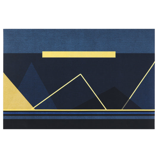 Geometric Kitchen Rug, Non-Slip Kitchen Runner Rug, Modern Kitchen Floor Mats for Kitchen Home