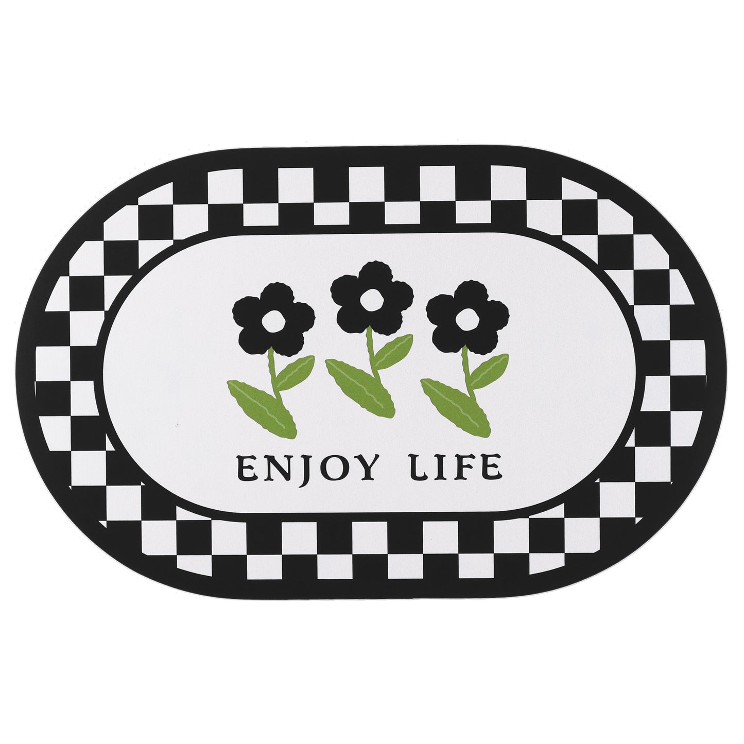 Floral Bath Mat, Bath Rugs Non-Slip Absorbent Washable, Bath Mats for Bathroom Floor