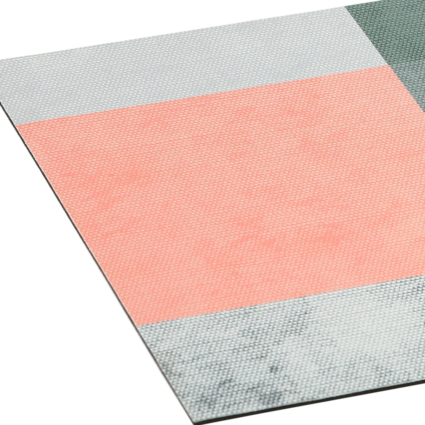 Geometric Bath Mat, Modern Abstract Retro Mid Century Bathroom Rugs for Home Decoration