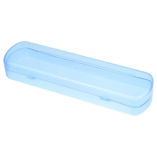 Plastic Lightweight Traveling Toothbrush Holders Case, 2.17"x1.38"x8.07" Blue