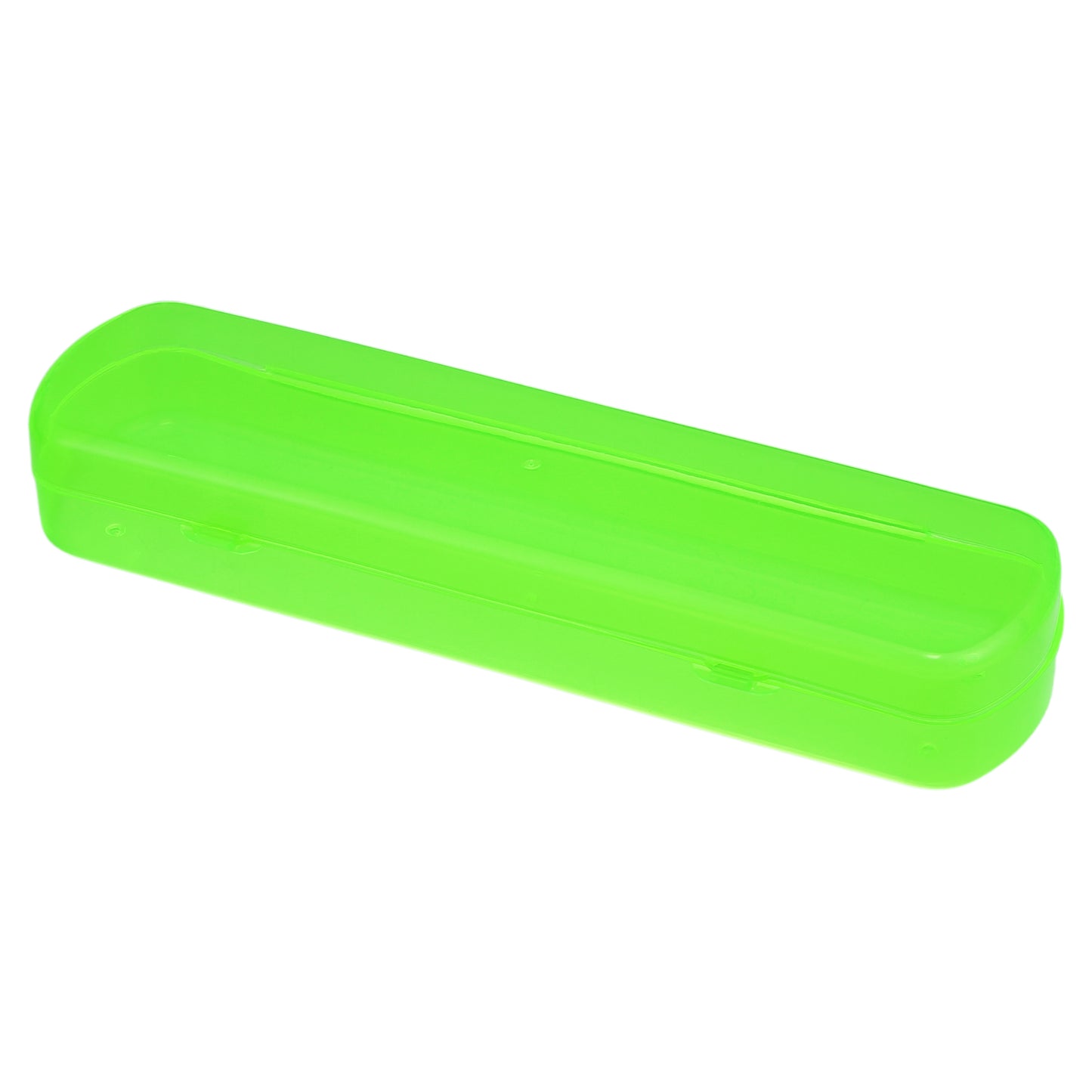 Plastic Lightweight Traveling Toothbrush Holders Case, 2.17"x1.38"x8.07" Green