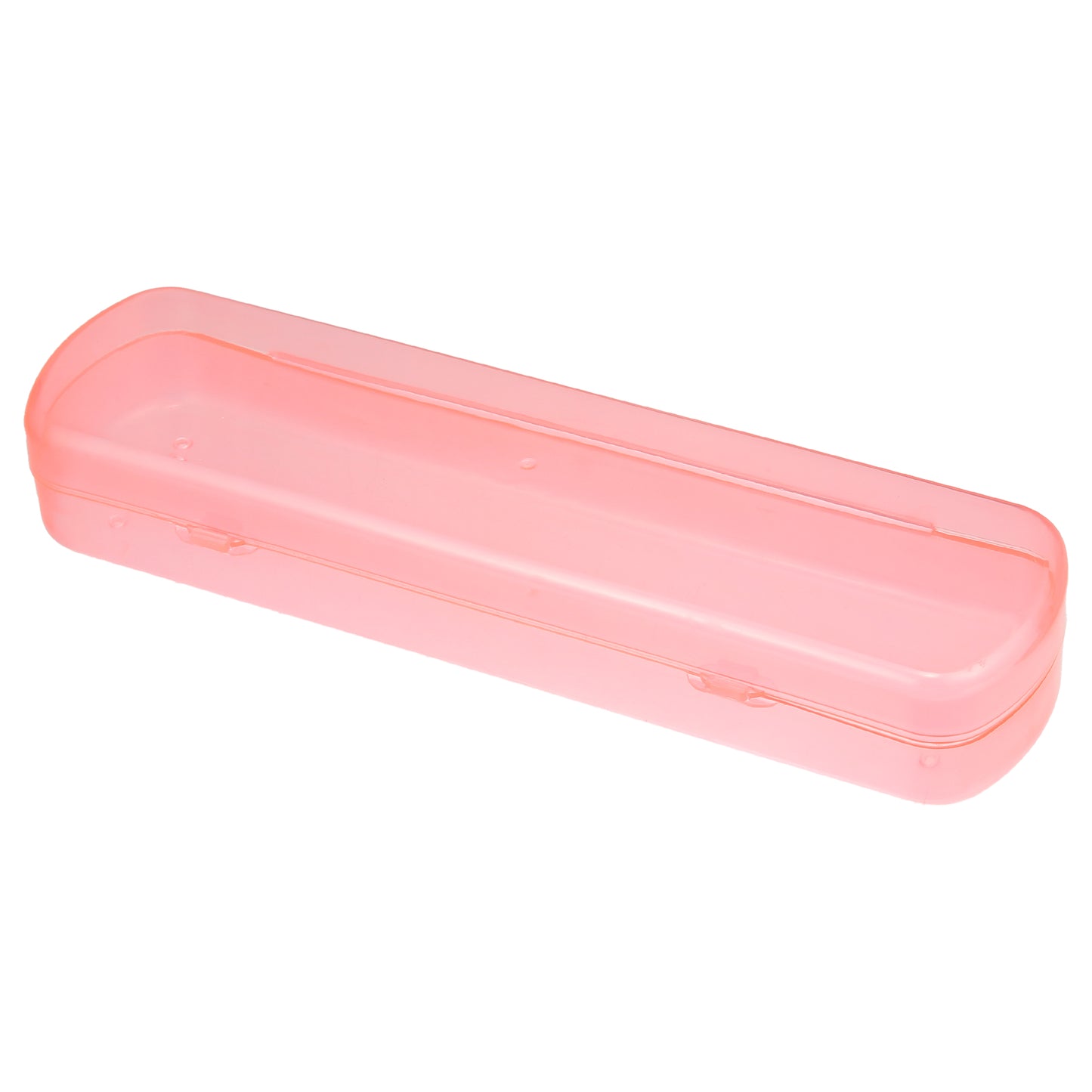 Plastic Lightweight Traveling Toothbrush Holders Case, 2.17"x1.38"x8.07" Pink