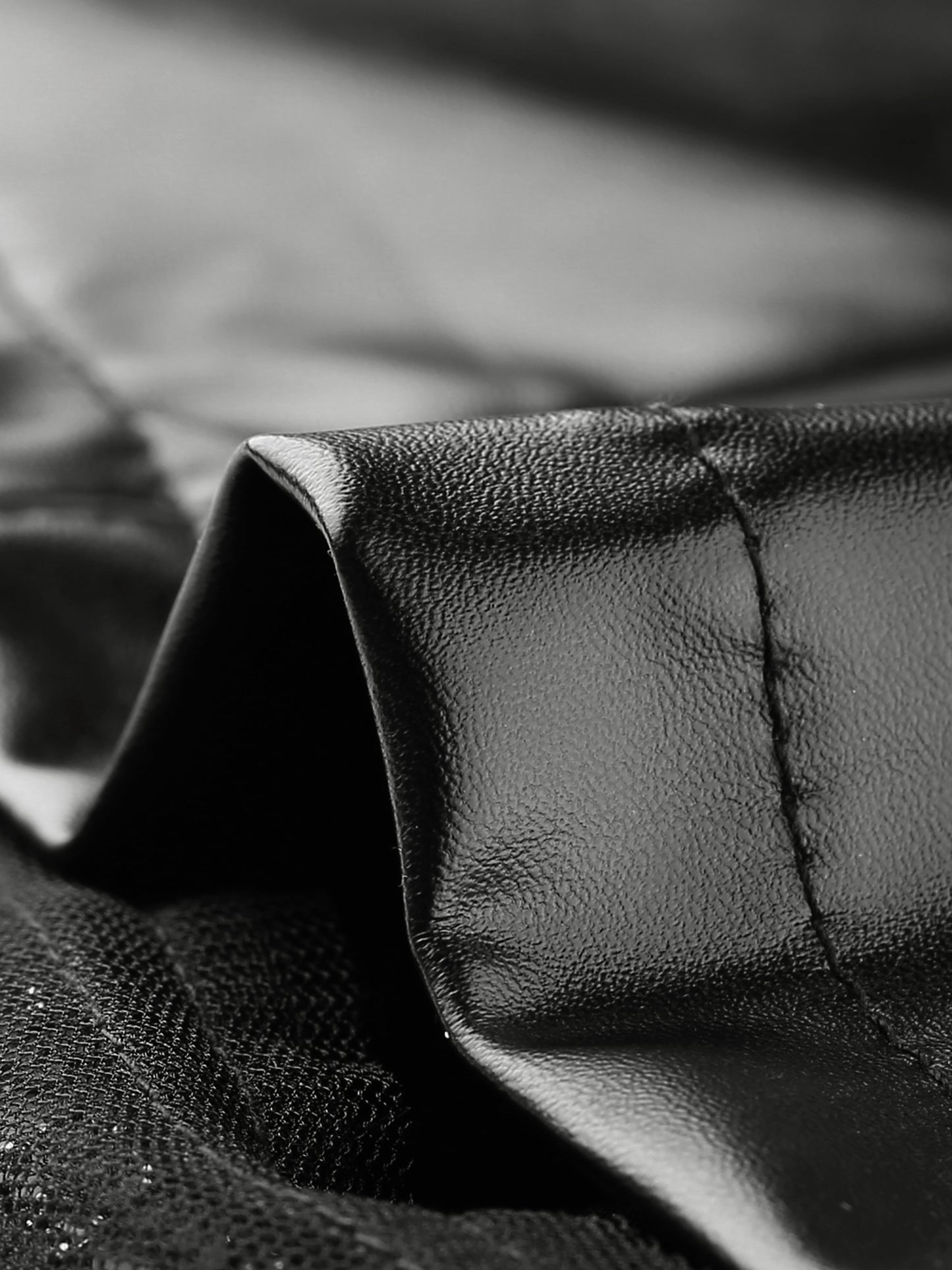 Women's Short Leather Skirts High Waisted Fringe Hem Asymmetrical Mini Skirt