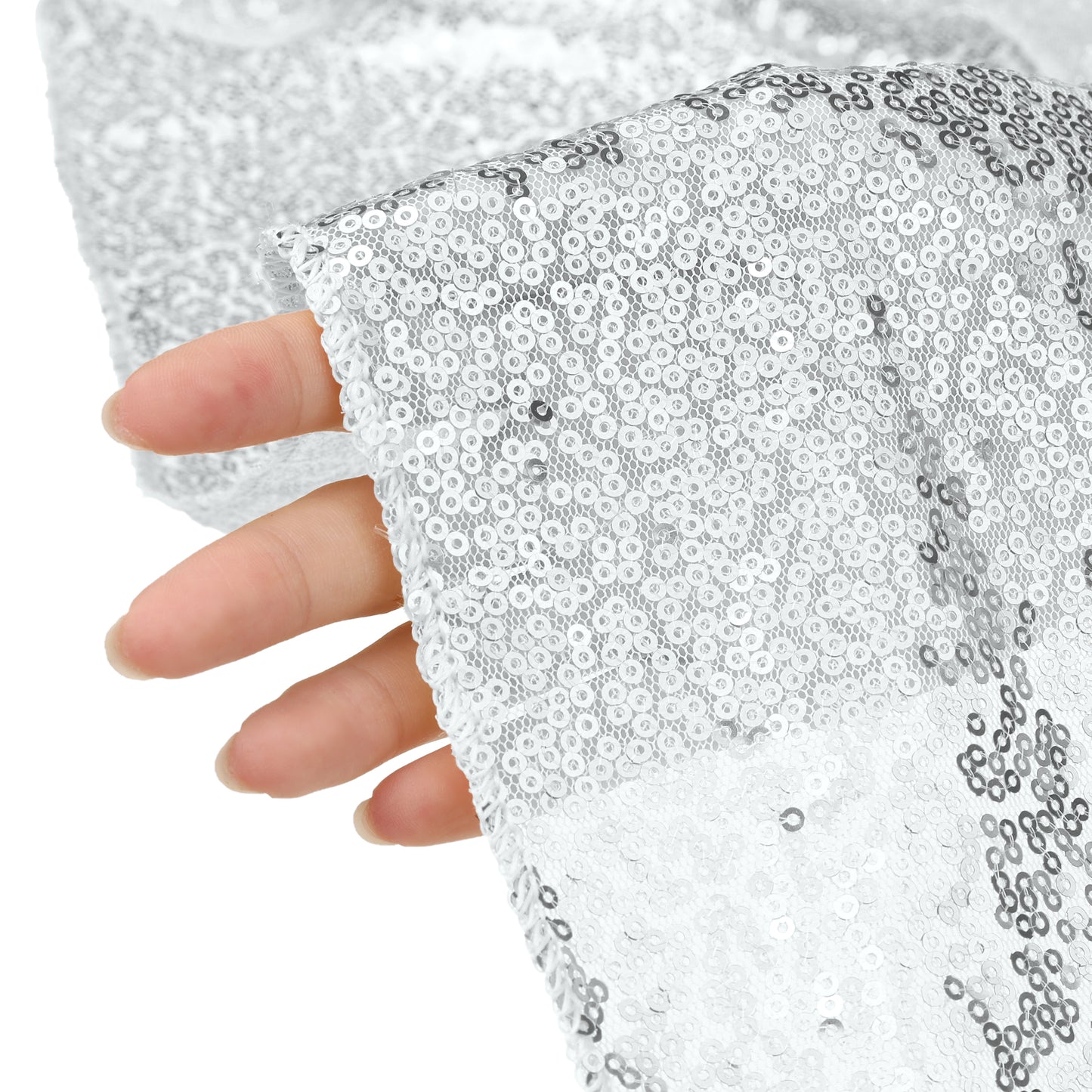 1 Pack Table Runners, Glitter Sequin Fabric Runner Shiny Table Decorations