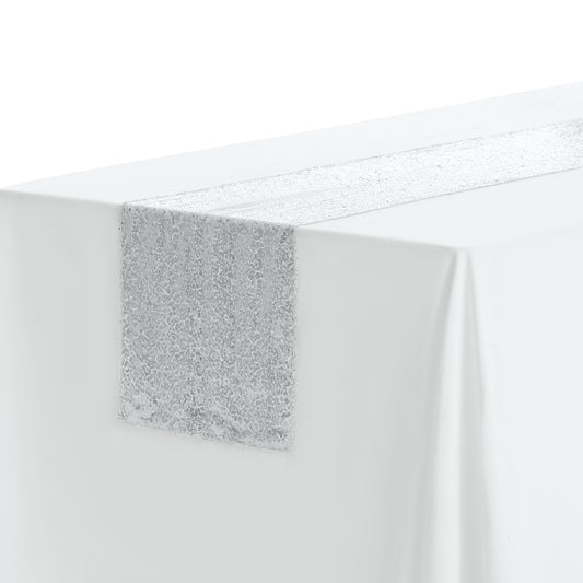 1 Pack Table Runners, Glitter Sequin Fabric Runner Shiny Table Decorations