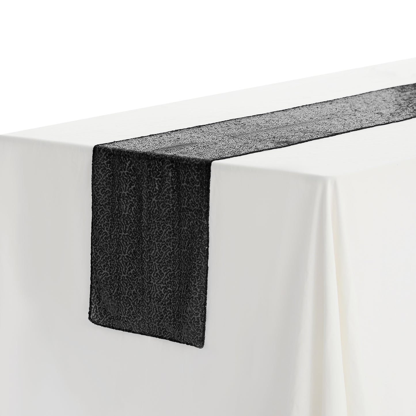 1 Pack Table Runners, Glitter Sequin Fabric Runner Shiny Table Decorations