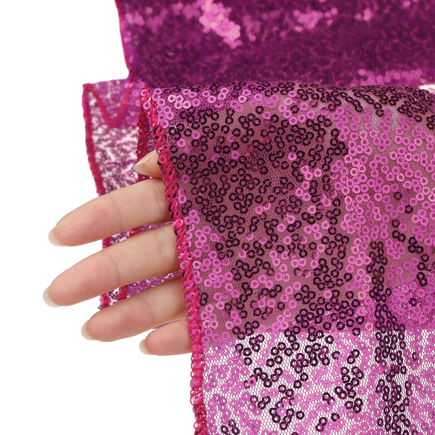1 Pack Table Runners, Glitter Sequin Fabric Runner Shiny Table Decorations
