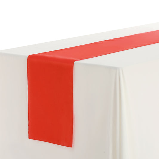 10 Pack Satin Table Runner, Long Polyester Table Runners