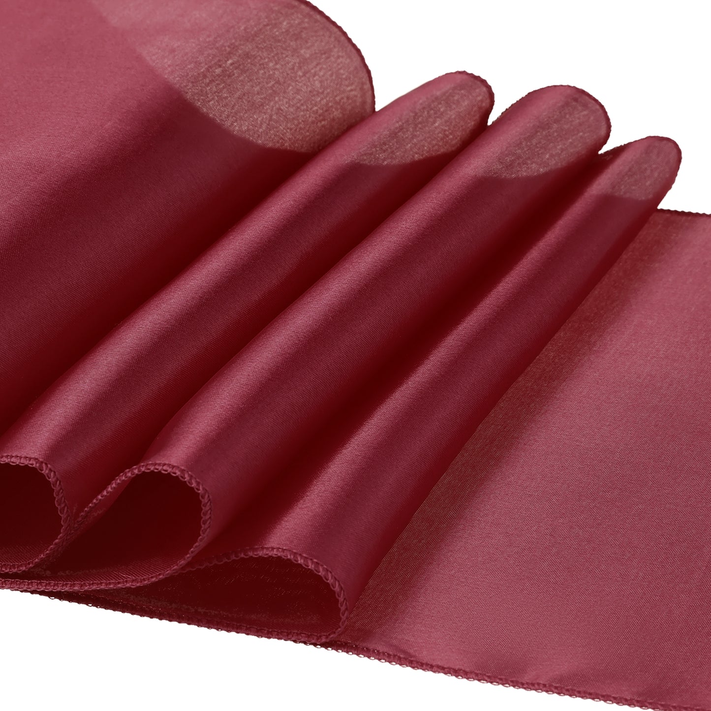 10 Pack Satin Table Runner, Long Polyester Table Runners