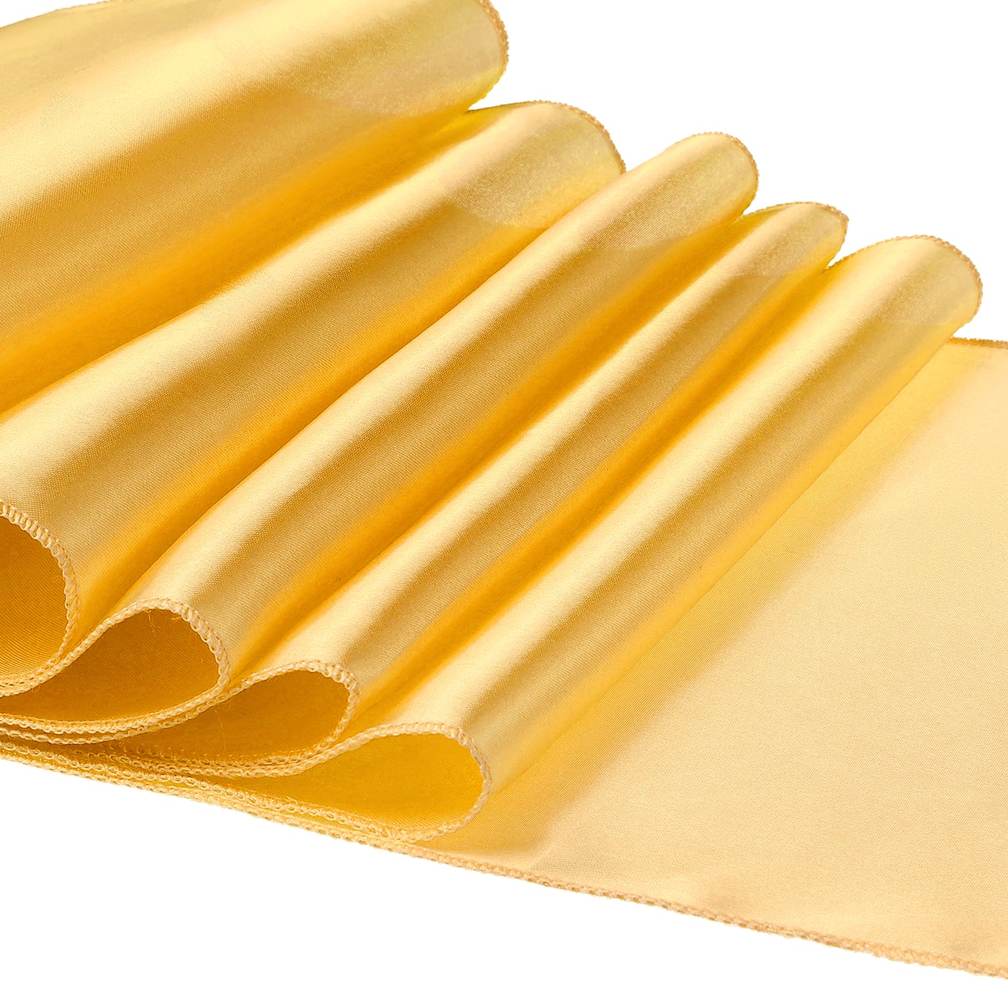 10 Pack Satin Table Runner, Long Polyester Table Runners