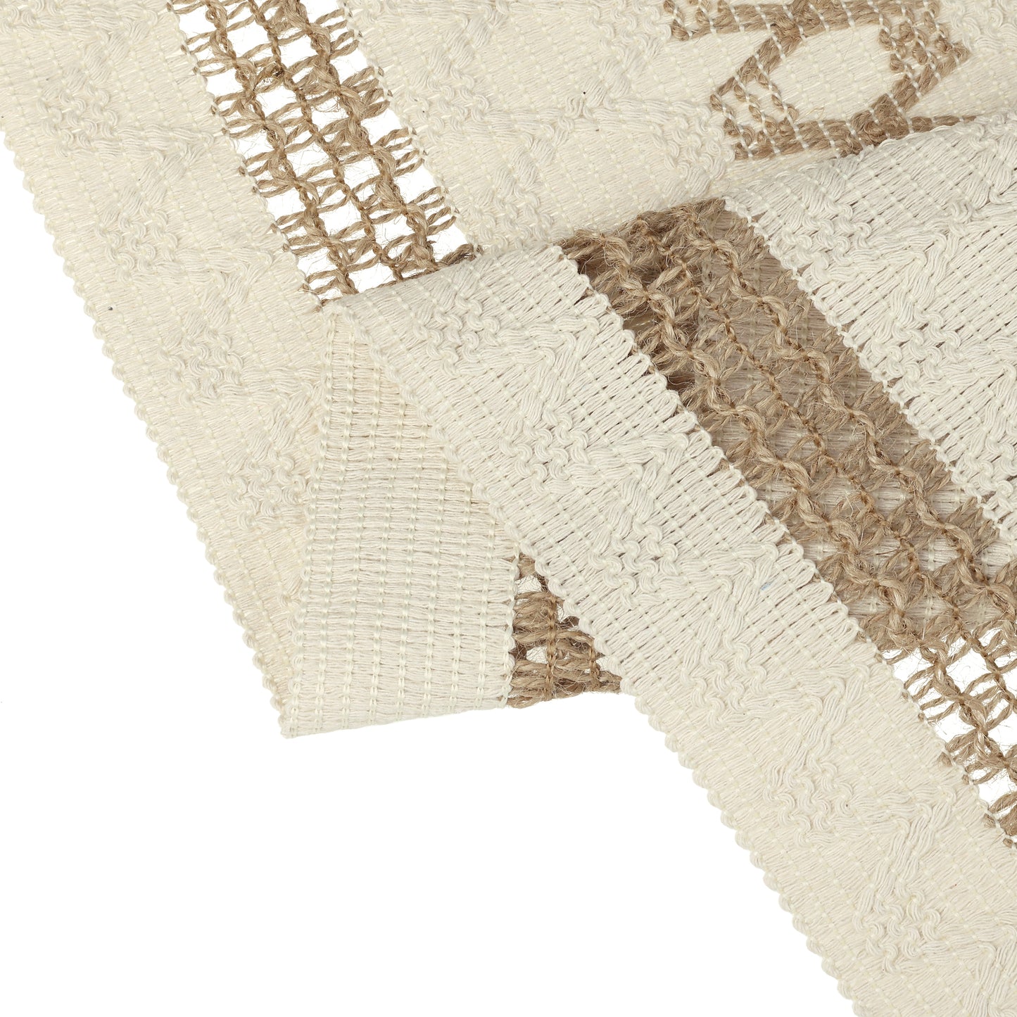 1 Pack Table Runner, Home Decor Rustic Table Runner with Tassels