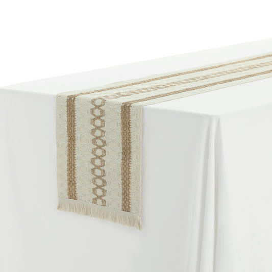 1 Pack Table Runner, Home Decor Rustic Table Runner with Tassels