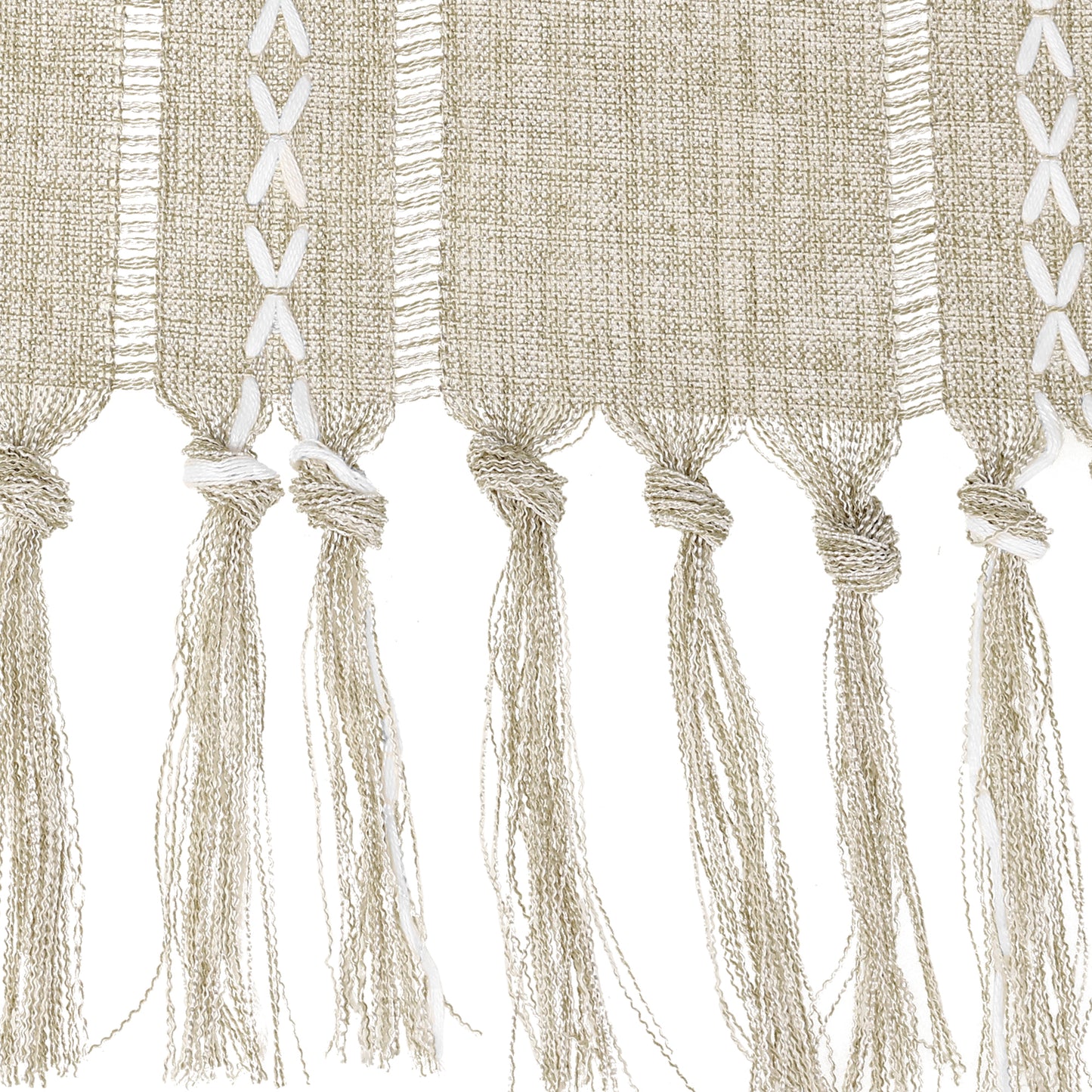 1 Pack Rustic Table Runner, Farmhouse Table Runners with Tassels, Rustic Table Runner