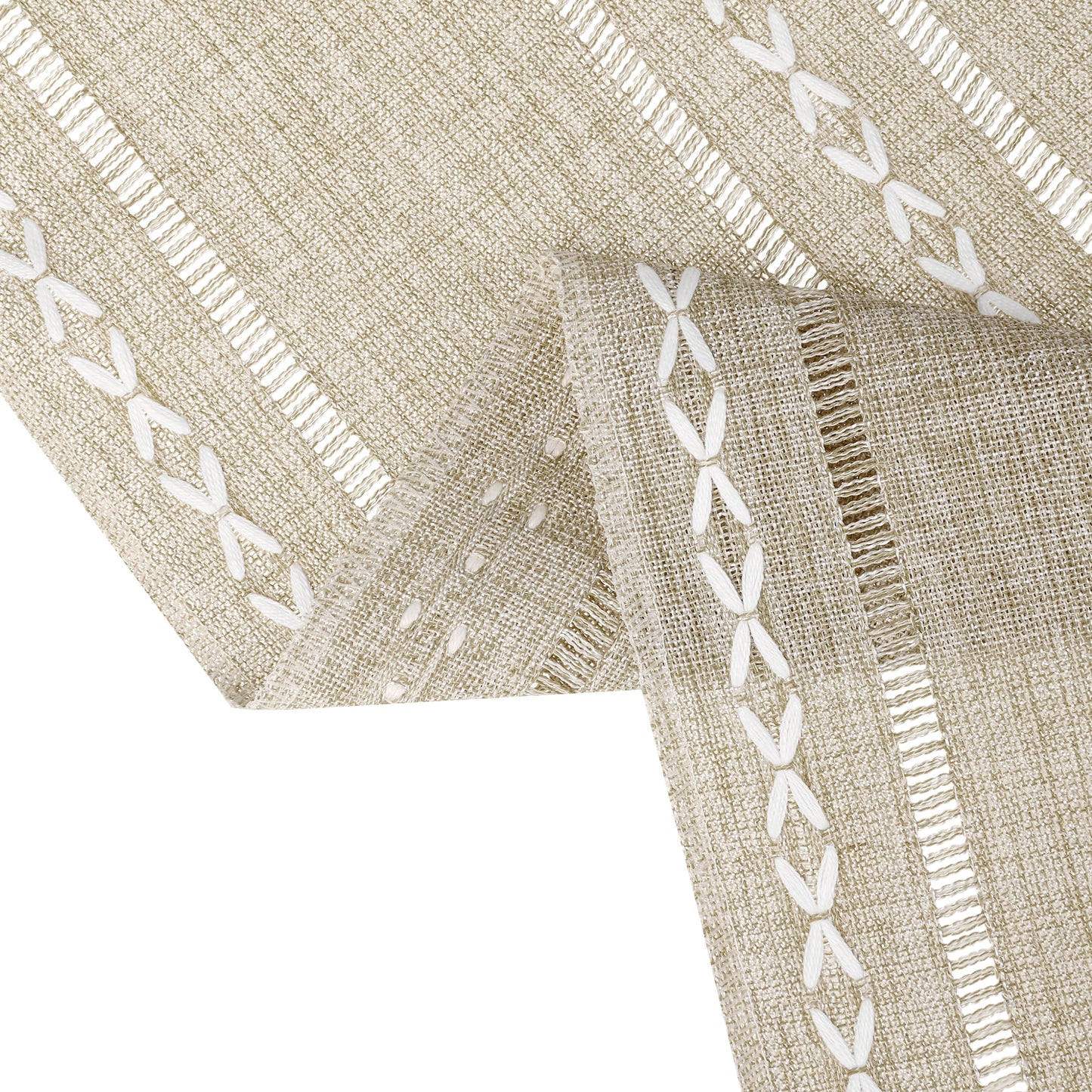 1 Pack Rustic Table Runner, Farmhouse Table Runners with Tassels, Rustic Table Runner