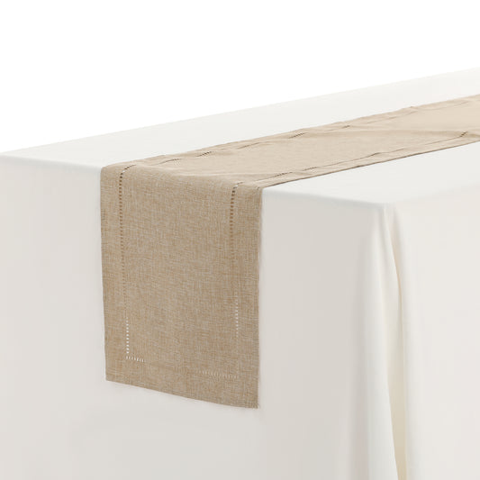 1 Pack Linen Table Runner, Farmhouse Style Tabletop Collection Table Runners