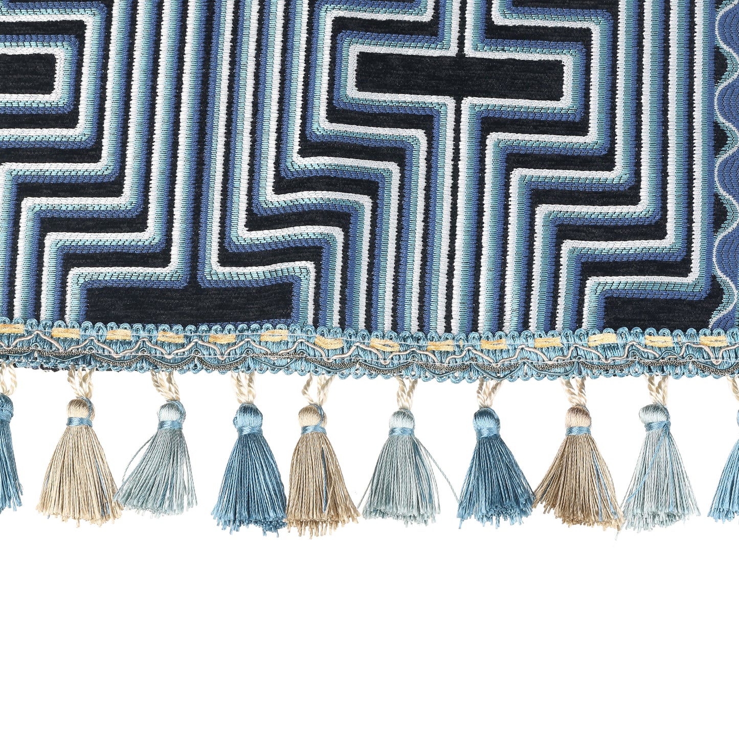 1 Pack Table Runner, Vintage Table Runners with Tassel