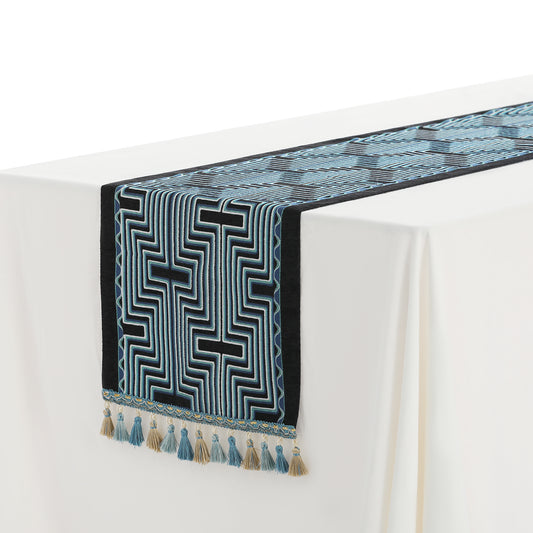 1 Pack Table Runner, Vintage Table Runners with Tassel