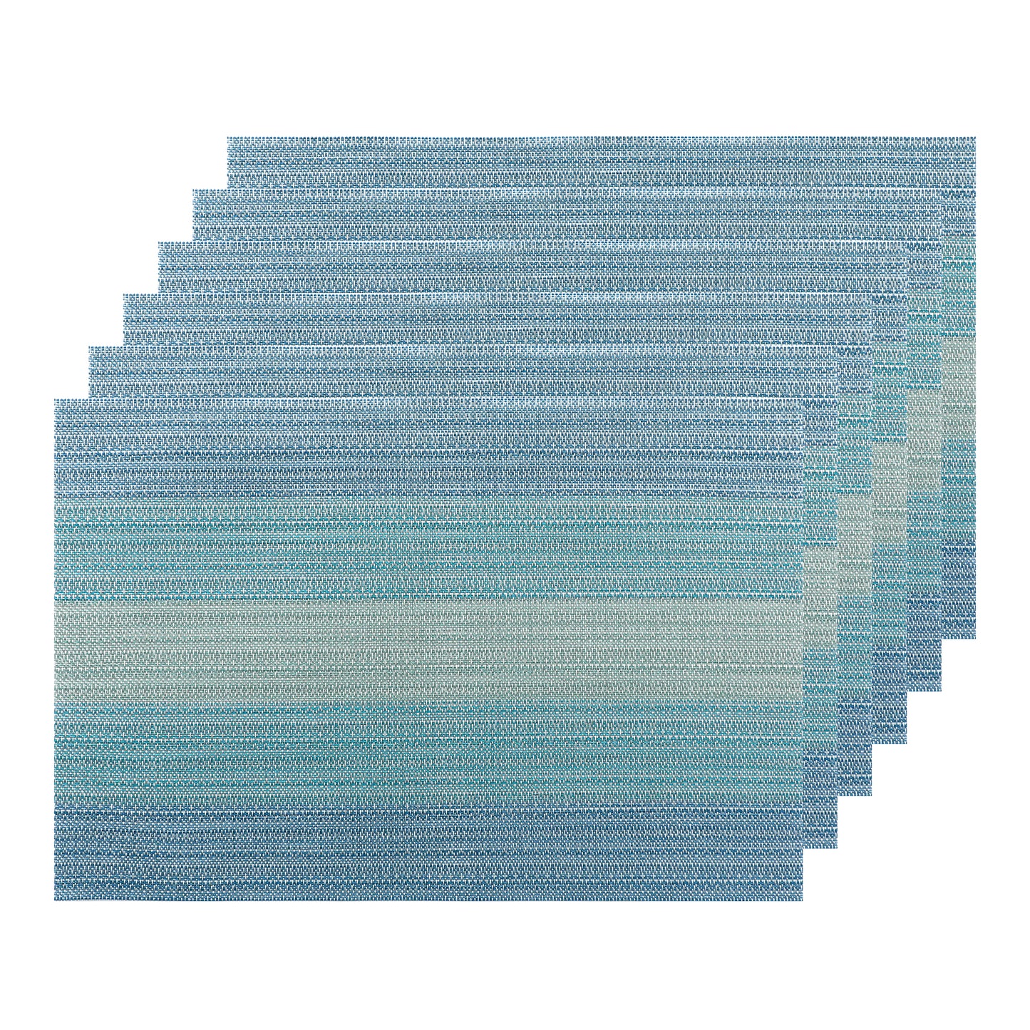 Placemats Set of 6 Washable Vinyl for Dining Table PVC Weave Table Mats 18*12in