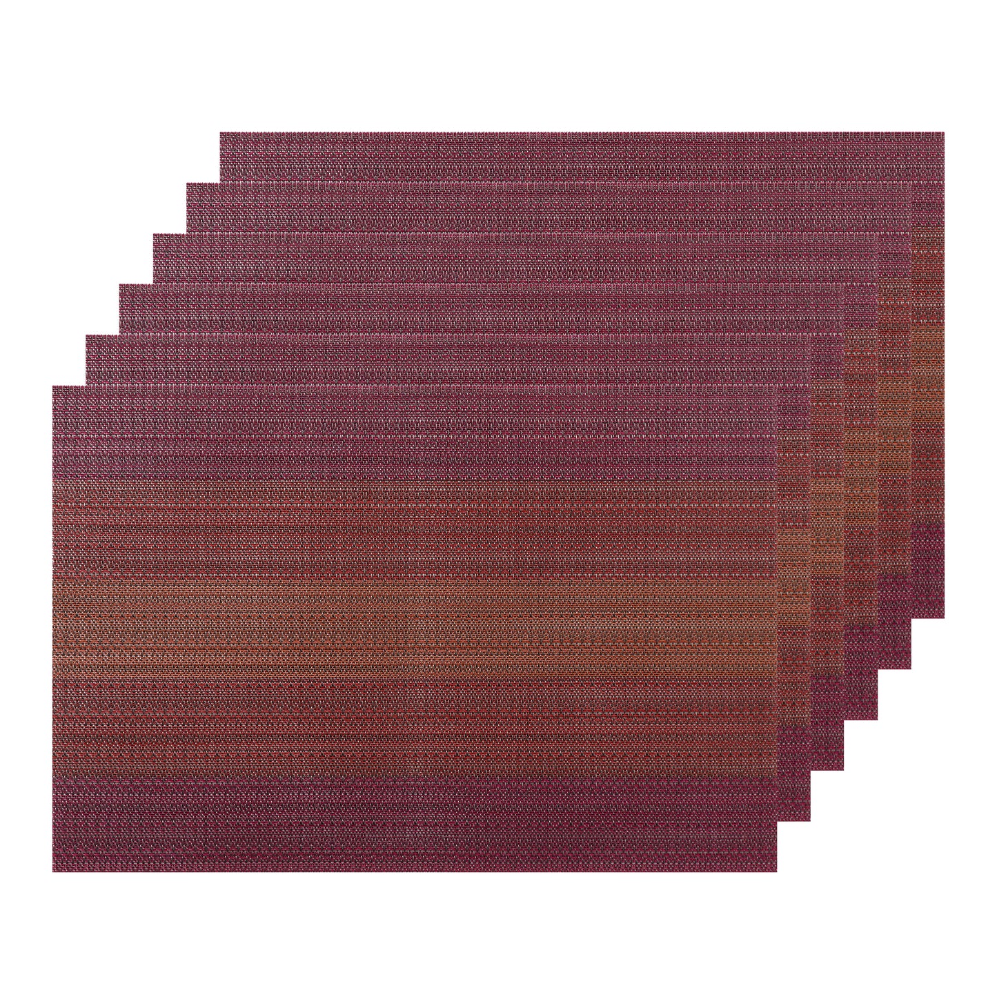 Placemats Set of 6 Washable Vinyl for Dining Table PVC Weave Table Mats 18*12in