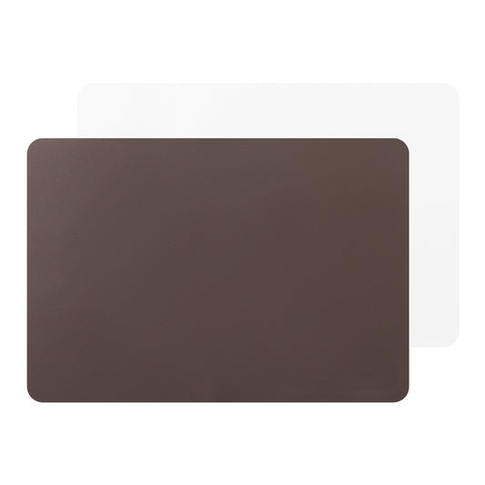 Placemats Set of 2 Faux Leather Heat Resistant Wipeable 17*12in