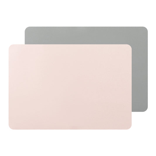 Placemats Set of 2 Faux Leather Heat Resistant Wipeable 17*12in