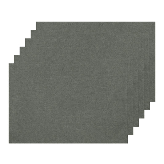 Placemats Set of 6, Heat Resistant Place Mats, Imitation Linen Place Mat 19*13in