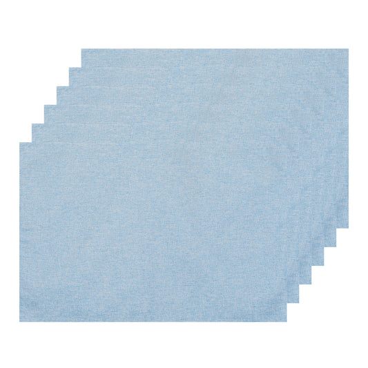 Placemats Set of 6, Heat Resistant Place Mats, Imitation Linen Place Mat 19*13in