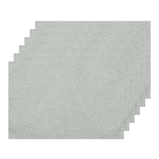 Placemats Set of 6, Heat Resistant Place Mats, Imitation Linen Place Mat 19*13in