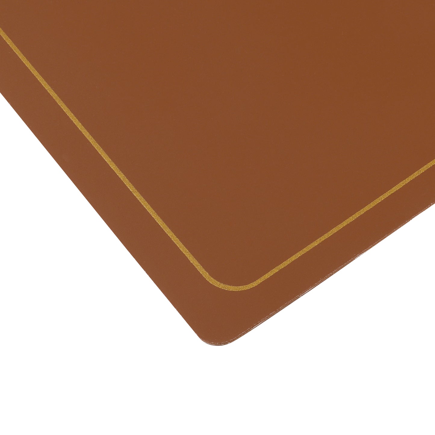 Set of 6 Faux Leather Placemats for Kitchen Dining Table Decor, Washable Wipeable 18*12in