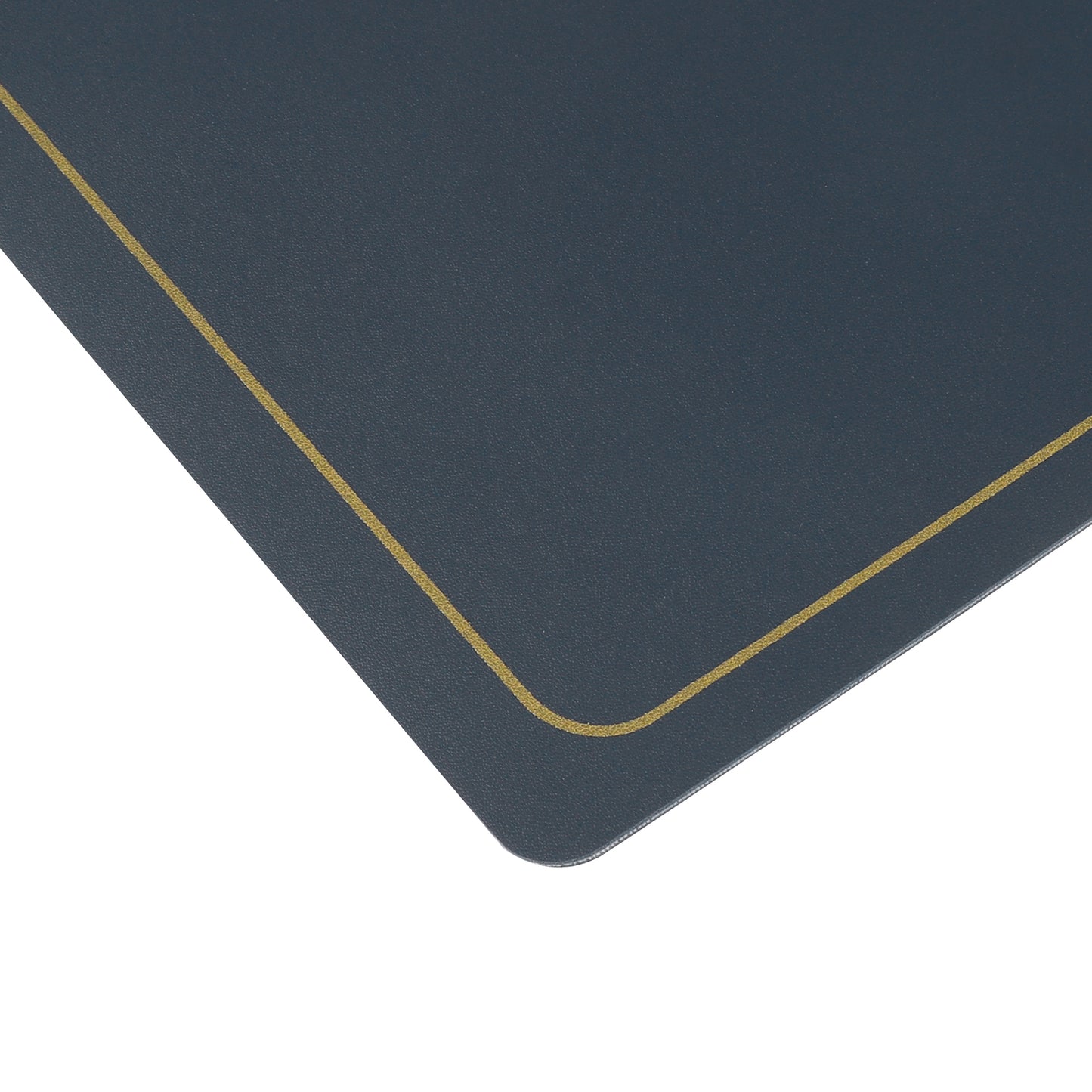 Set of 6 Faux Leather Placemats for Kitchen Dining Table Decor, Washable Wipeable 18*12in