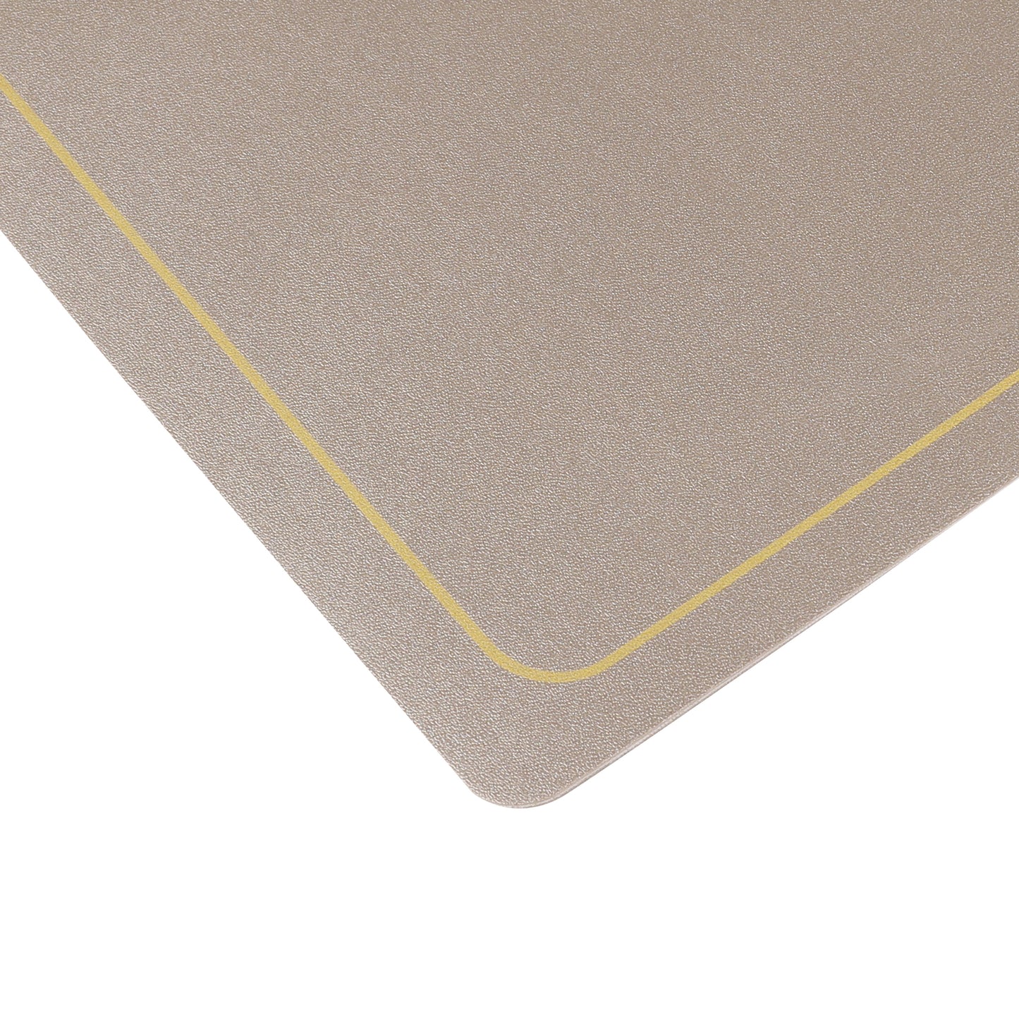 Set of 6 Faux Leather Placemats for Kitchen Dining Table Decor, Washable Wipeable 18*12in