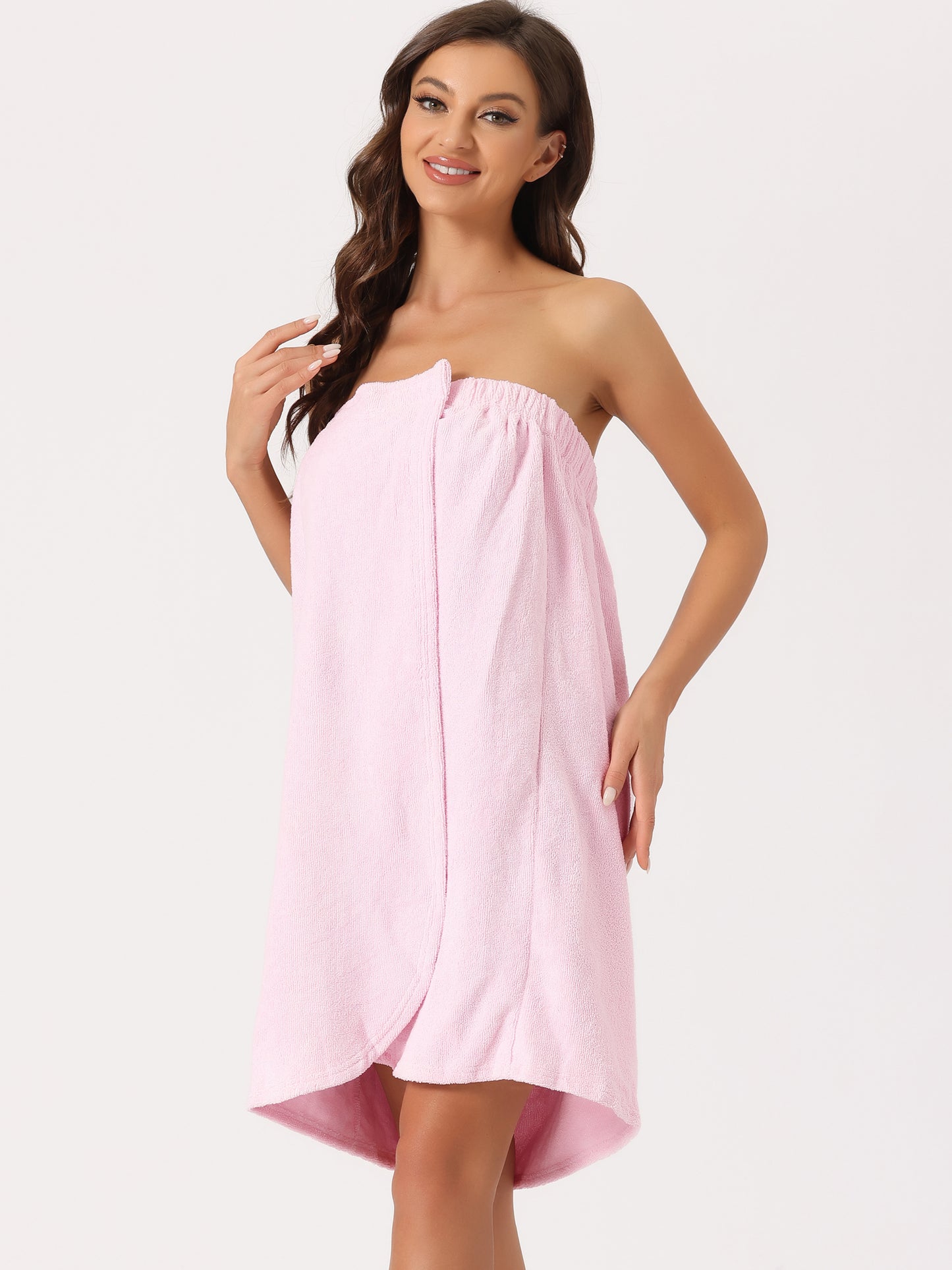 [PACK SALES] Women's 2 Sets Spa Towel Wrap Robe Bath Towel with Shower Cap