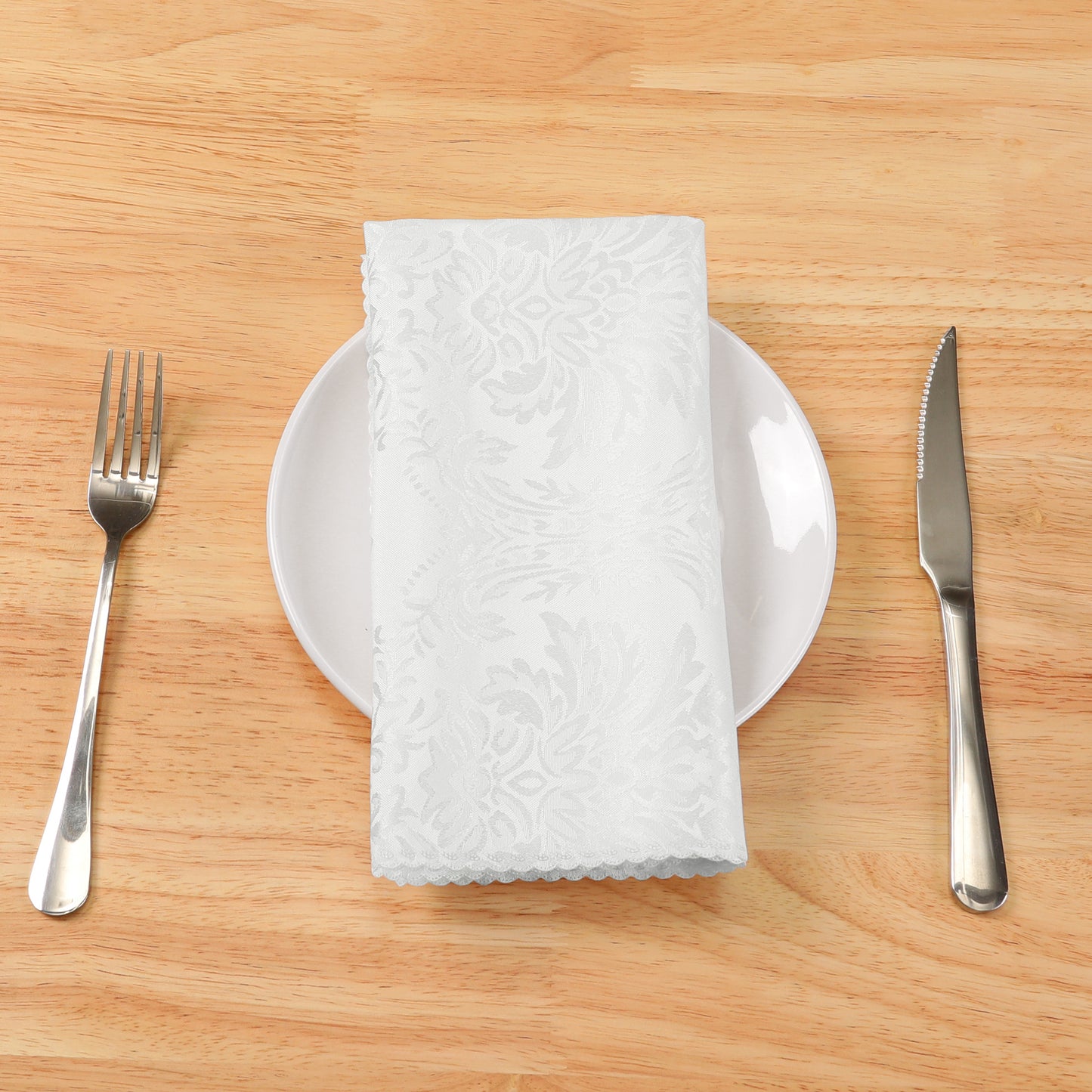 6 Pack Elegance Napkins, Printed Floral Napkins for Party, Kitchen and Holiday 19*19in