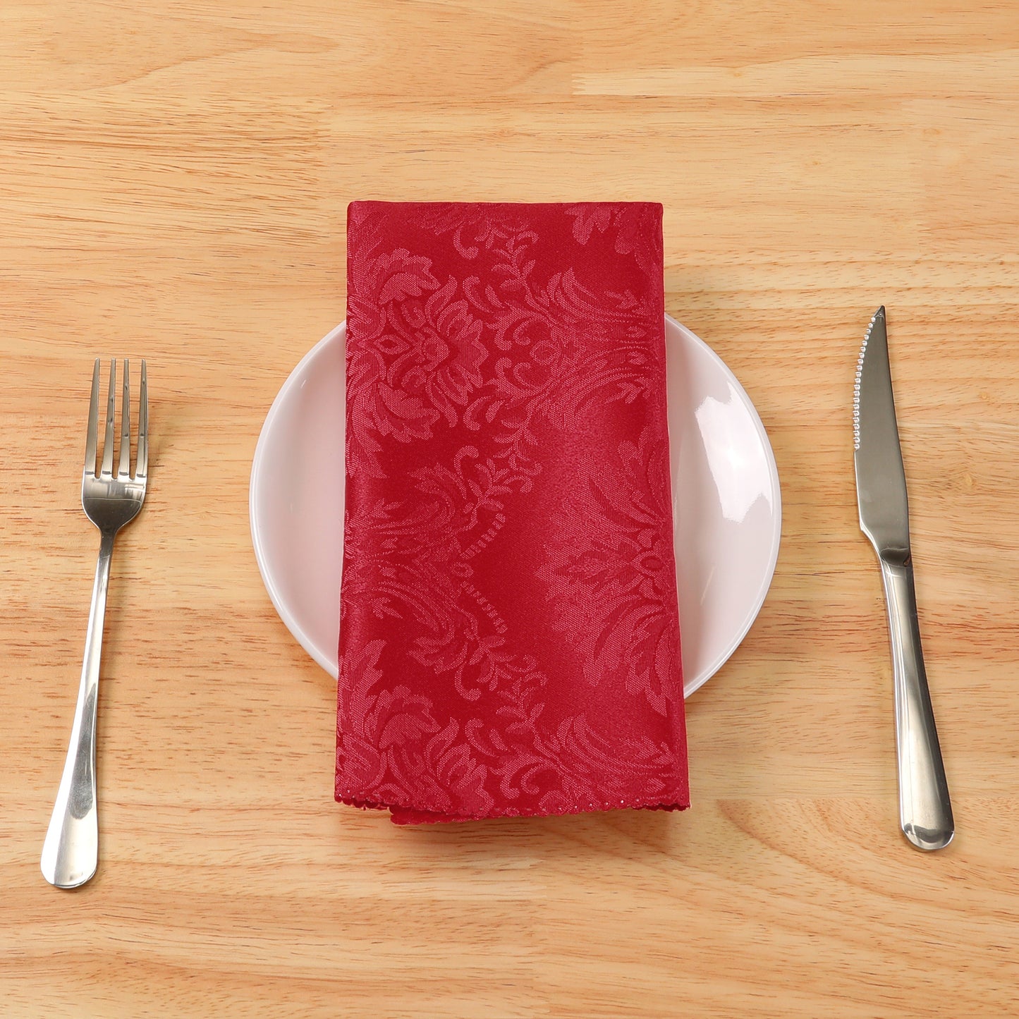6 Pack Elegance Napkins, Printed Floral Napkins for Party, Kitchen and Holiday 19*19in